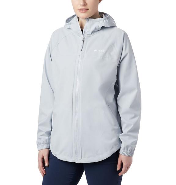 Columbia PFG Rain Jacket Grey For Women's NZ61427 New Zealand